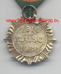 1916 Miniture easter Rising Medal Back