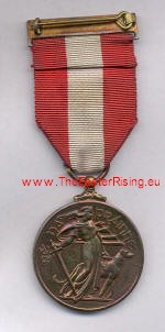Emergency medal (with single stripped ribbon)