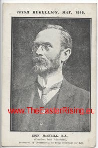 Postcard Irish Rebellion Eoin MacNeill 