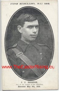 Postcard Irish Rebellion JJ Heuston 
