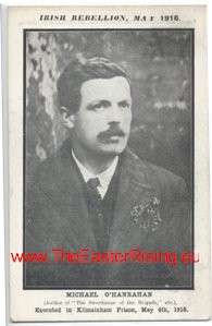 Postcard Irish Rebellion Michael O Hanrahan 