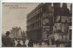O' Connell Street Dublin after "The Sinn Fein Rising"