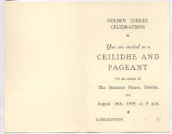 Golden Jubilee of he founding of Fianna Eireann