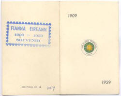 Golden Jubilee of he founding of Fianna Eireann Back