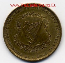 The 1903 Visit To Ireland Disc  Front