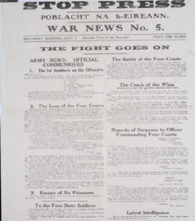 Stop Press. Poblacht na h-Eireann. War News No. 5