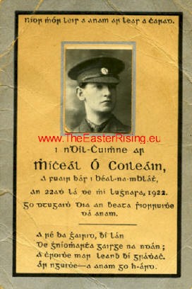Collins (Michael)  Memorial in Irish