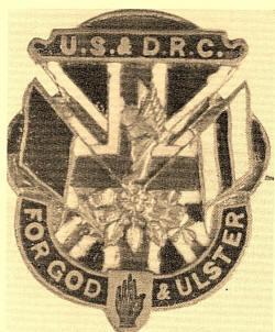 U.S. & D.R.C. "For God & Ulster" 